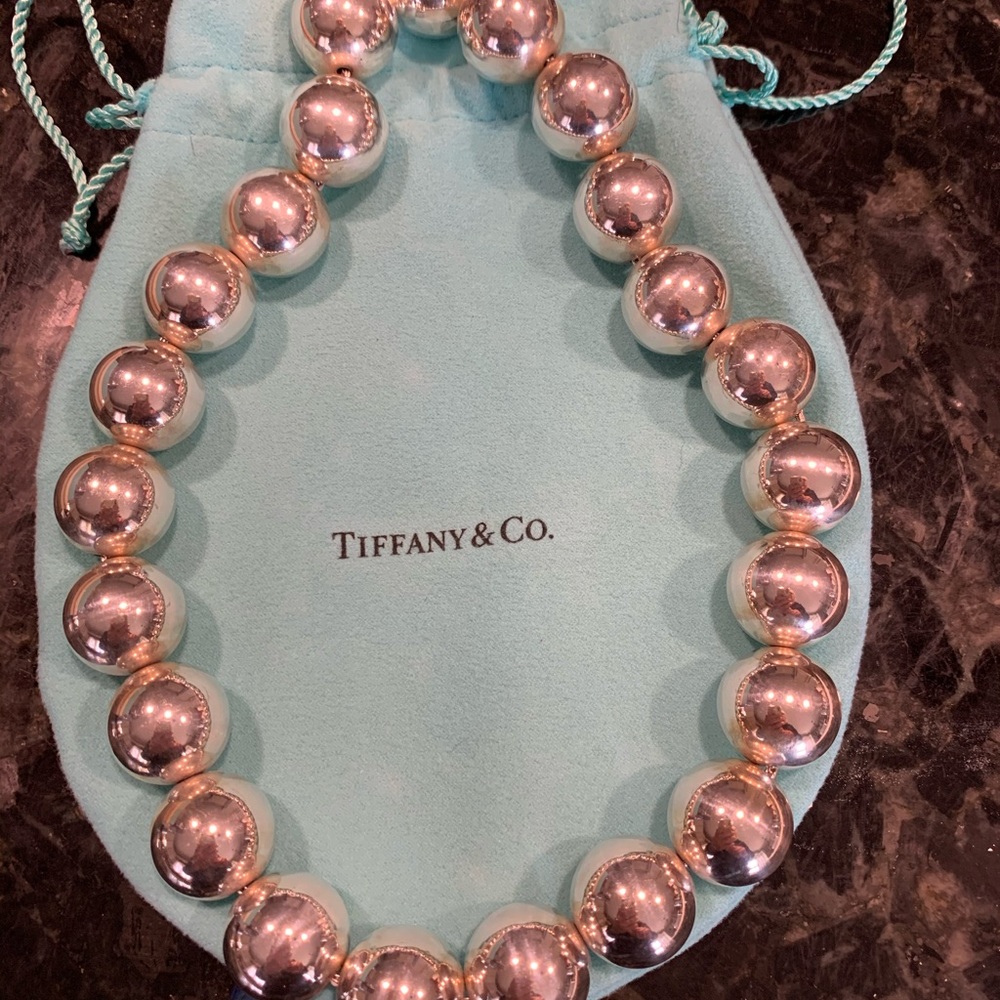 (Sold on eBay) Tiffany 16mm ball bead choker